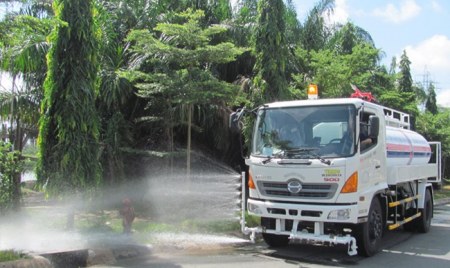 Công ty cho thuê xe bồn tưới nước rửa đường